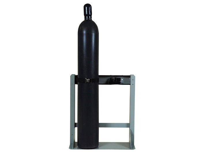 Floor Mount Double Gas Cylinder Stand - manufacturer product image 1