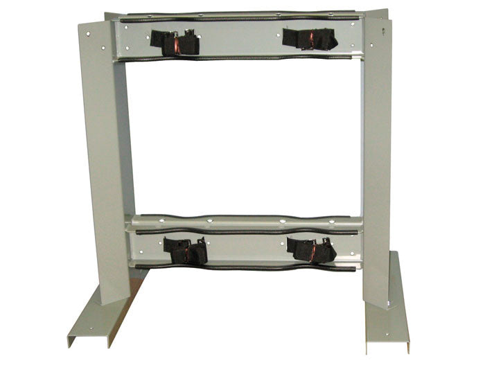 Floor Mount Back to Back 4-Gas Cylinder Stand - manufacturer product image 2