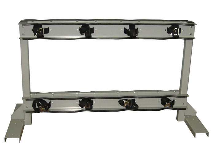 Floor Mount Back to Back 8-Gas Cylinder Stand - manufacturer product image 1