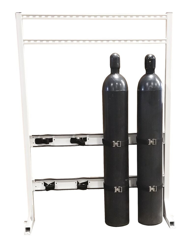 Floor Mount 4-Gas Cylinder Inline Stand Process Station - manufacturer product image 2