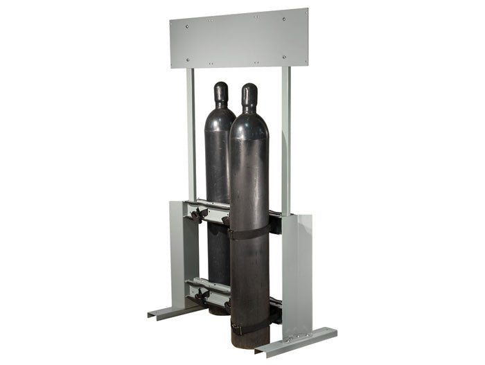 Floor Mount 6-Gas Cylinder Process Station Stand - manufacturer product image 1