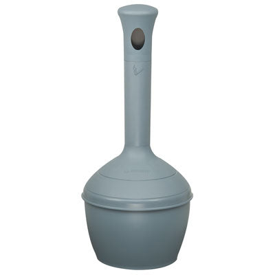 4-Gal. Cigarette Butt Receptacle, Gray Poly - Cigarette Receptacles