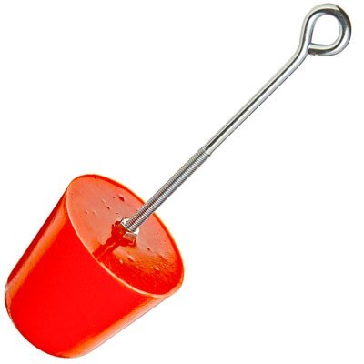 Orange Drain Plug for Spills 4-In. Dia. 1/Plug, safety - Stormwater Management
