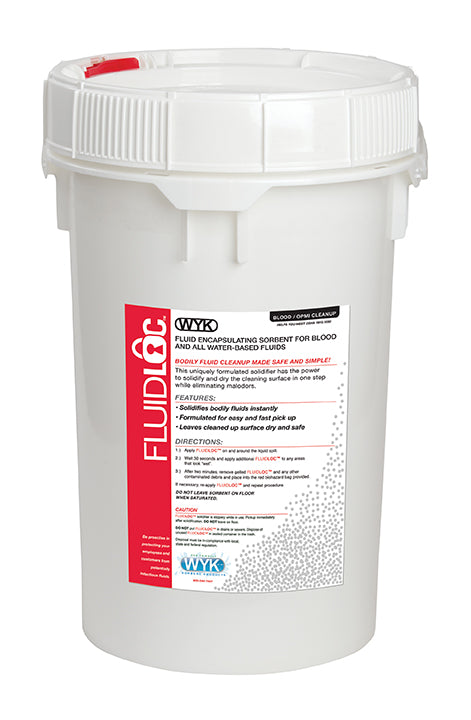 Body Fluid Cleanup Sorbent, One (1) 6.5 gal screw top pail - manufacturer product image 1