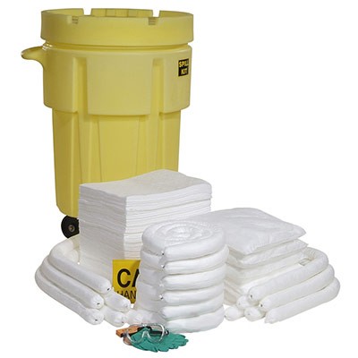 95 Gal. Drum Spill Kit with wheels, Oil Only - Spill Kits