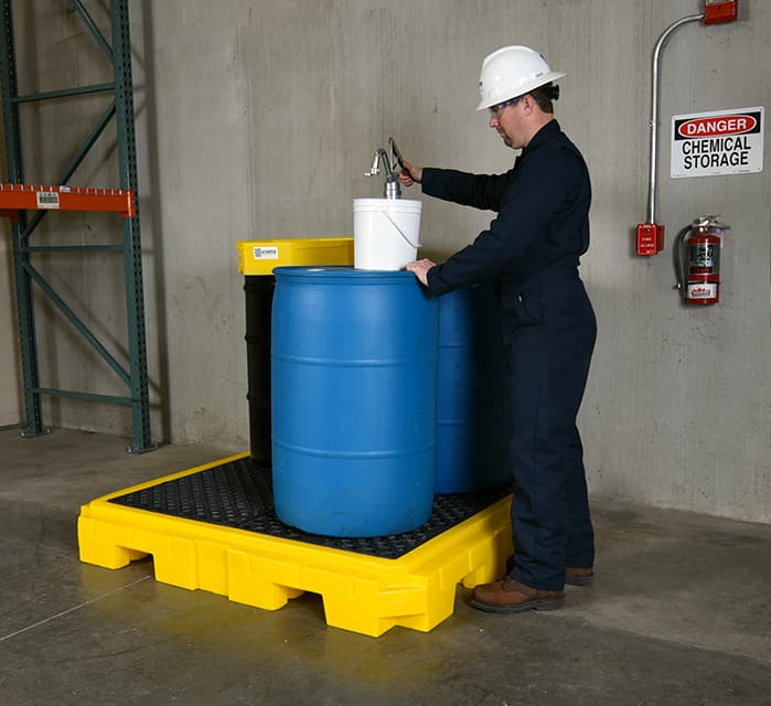 Ramp for drum storage items ending in U - manufacturer product image 1