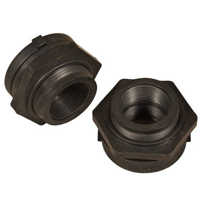 Bulkhead Fittings (2) for Modular Spill Pallets - Spill Containment