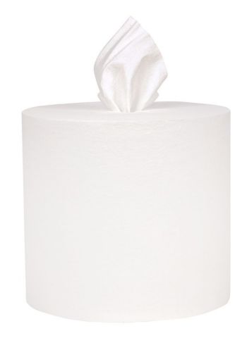 Center Pull White Shop Towels JUMBO ROLL Light Duty - Industrial Wipes & Rags