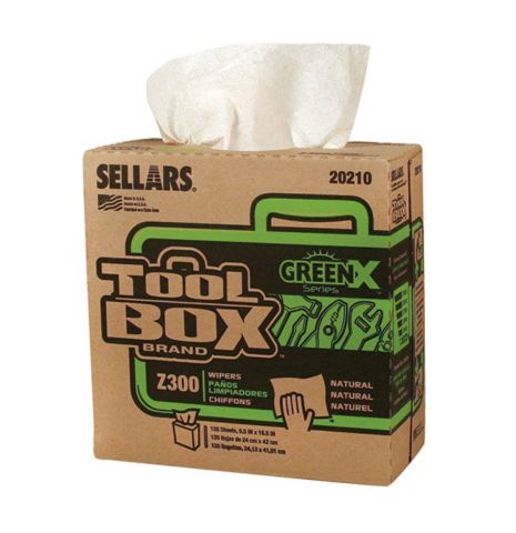 Recycled Interfold Wipers BOXED Light - Industrial Wipes & Rags