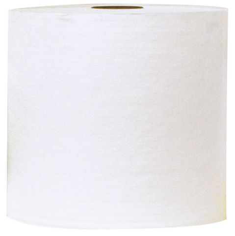 White Shop Towel Jumbo Roll Wipers LIGHT DUTY 950 sheets/roll - Industrial Wipes & Rags