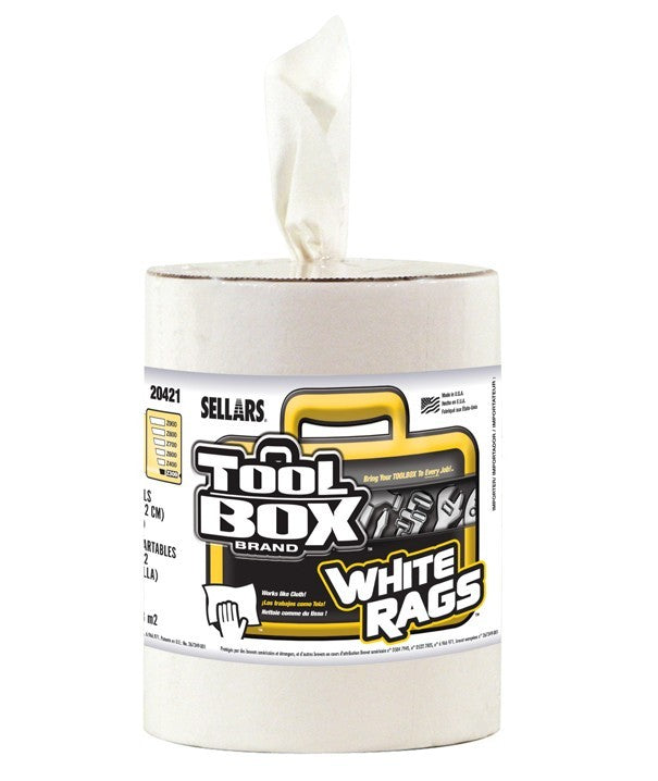 Z300 Big Grip® REFILL White Shop Rags Towels - Industrial Wipes & Rags