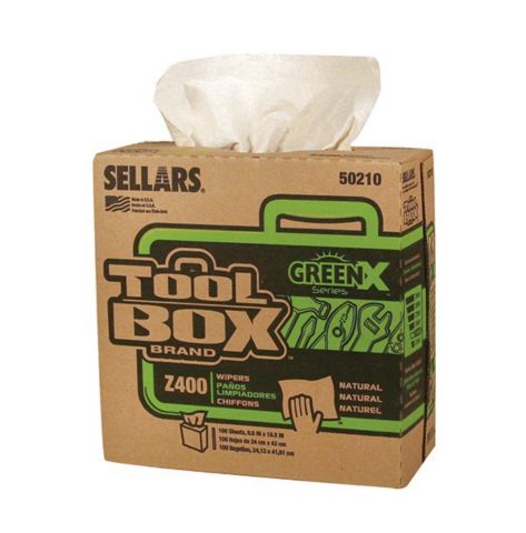Recycled Interfold Wipers BOXED Medium - Industrial Wipes & Rags