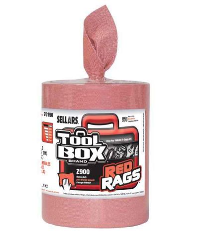 Red Shop Towels Rags 140 sheet bucket REFILL (discontinued)
