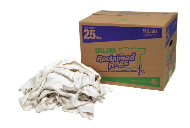 White Turkish/Terry Towel Towel Rags, 25lb-Box - Industrial Wipes & Rags
