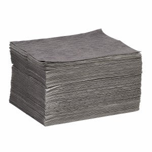 Universal Absorbent Pads, Med. Weight, 15" x19", 100/Case - Absorbent Pads & Rolls