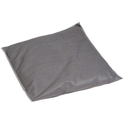 Absorbent Pillows, Gray General Purpose, 10x10 In, 40/CASE, 30 gal capacity
