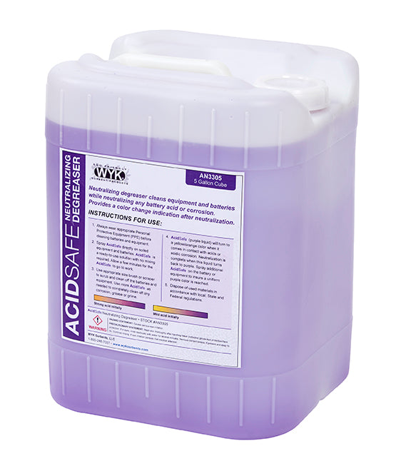 Battery Acid Neutralizer Liquid 5-Gal. Cube Container - manufacturer product image 1