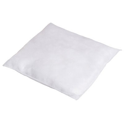 Absorbent Pillows, White Oil-Only, 10x10 In, 40/CASE, 30 gal capacity