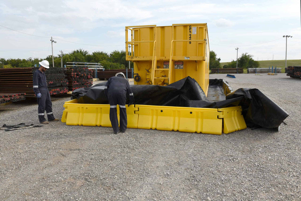 Spill Containment Wall Berm - 3'H Corner Component - Spill Containment Berms - Image 10