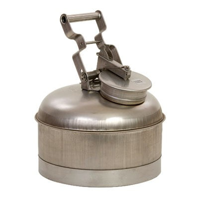 2.5-Gal Liquid Waste Container - NO Funnel, Stainless (A1323E) - Safety Cans