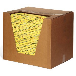 Caution Mat - Absorbent Pads for Water, Heavy Weight - Absorbent Pads & Rolls