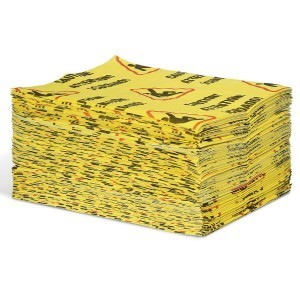Caution Mat - Absorbent Pads for Water, Light Weight - Absorbent Pads & Rolls