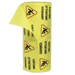 Caution Mat - Absorbent Rolls for Water, Medium Weight 1 roll 30" - Absorbent Pads & Rolls