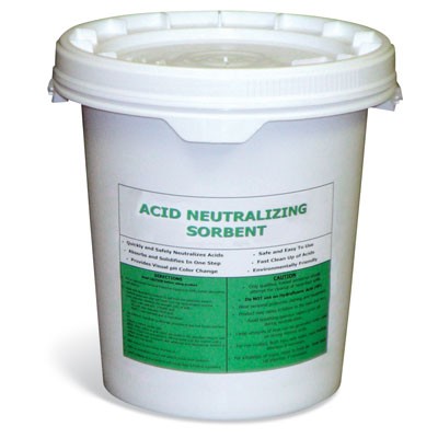 Acid Neutralizer Absorbent 5 Gal. Bucket, 2.5 gal capacity
