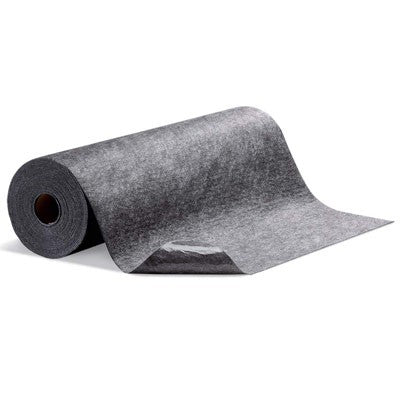 Adhesive-Backed Non-Slip Floor Mat, 36" x 100' Gray Roll - Absorbent Mats