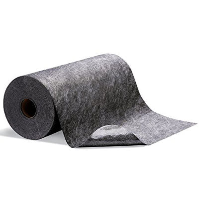 Adhesive-Backed Non-Slip Floor Mat, 24" x 100' Gray Roll - Absorbent Mats