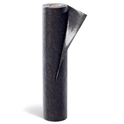 Adhesive-Backed Non-Slip Floor Mat, 36" x 50' Black Roll - Absorbent Mats