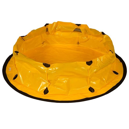 20-Gallon Sprung Steel Pop-Up Pool, yellow - Emergency Pop Up Pools