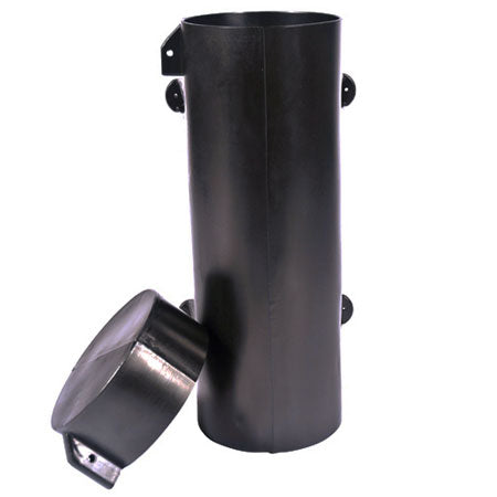 Cab/Wall Mount Container For Economy Pop-up Pools ONLY, black, polyethylene - Emergency Pop Up Pools
