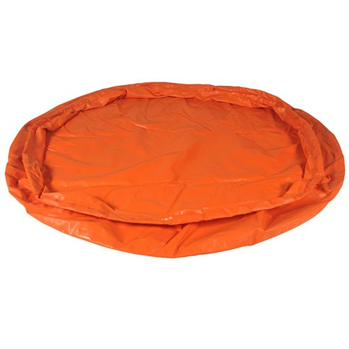 250-Gallon Economy Pop-Up Pool, orange - Emergency Pop Up Pools