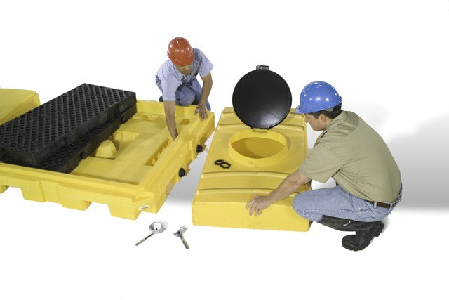 Expansion Tank Only for Modular Spill Pallets, polyethylene, 65 gallon capacity - Spill Containment