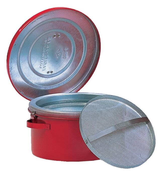 2-Quart Bench Can. Outside 8" Wide x 4-1/4" Deep - manufacturer product image 1