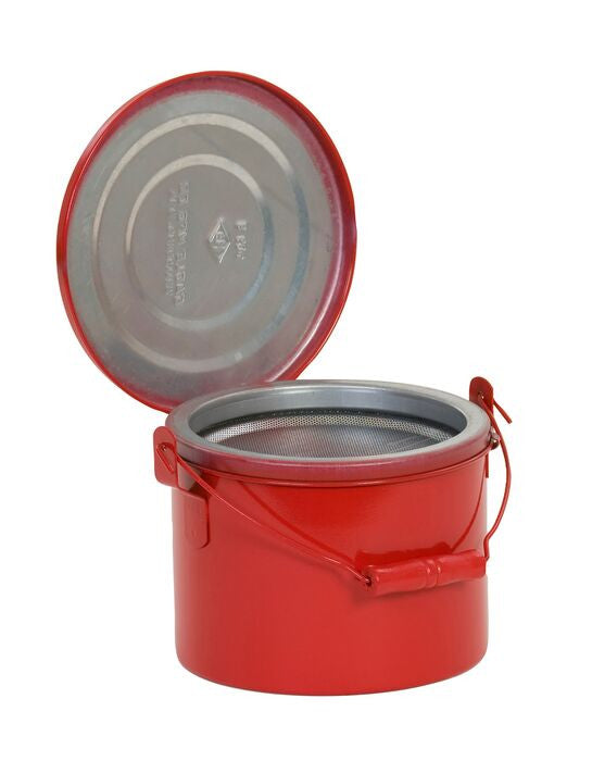 4-Quart Bench Can. Outside 8" Wide x 6-1/2" Deep - manufacturer product image 1
