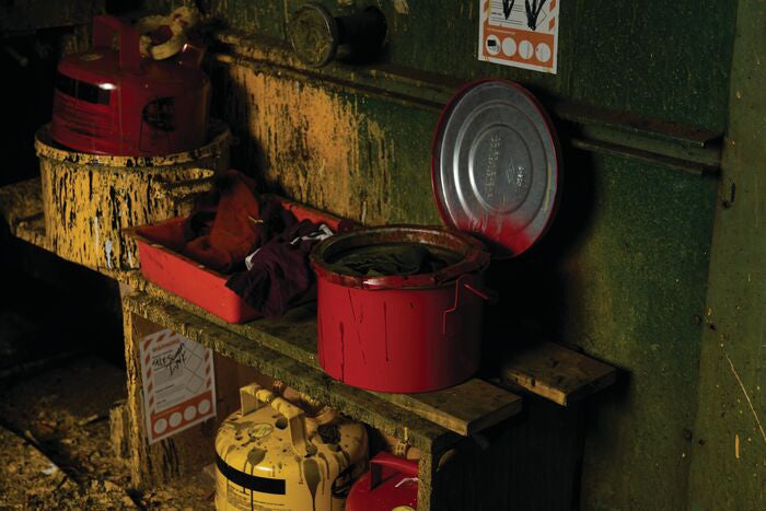 4-Quart Bench Can. Outside 8" Wide x 6-1/2" Deep - manufacturer product image 2