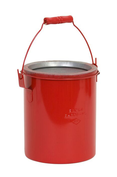 6-Quart Bench Can. Outside 7-3/4" Wide x 9-1/2" Deep - manufacturer product image 1