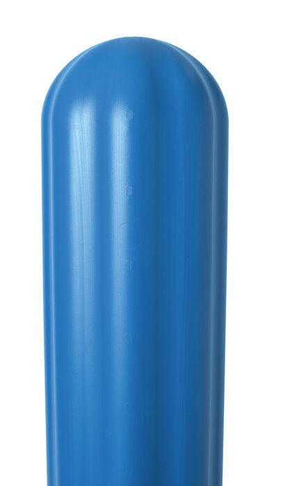 6 inch Round 56 inch Blue Ribbed Bollard Covers - manufacturer product image 3