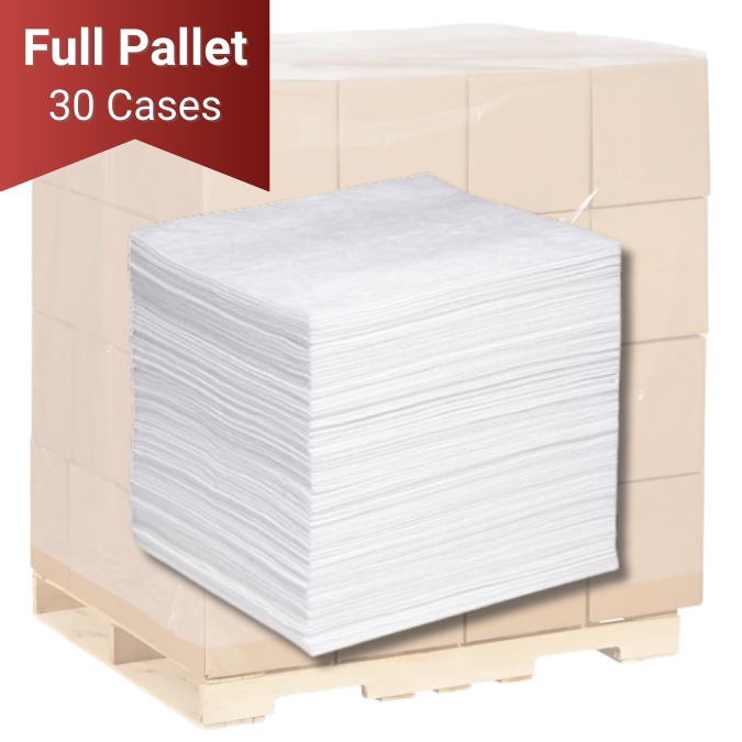 Oil Absorbent Pads, Light Weight, Pallet, polypropylene, 35 gallon capacity - Absorbent Pads & Rolls