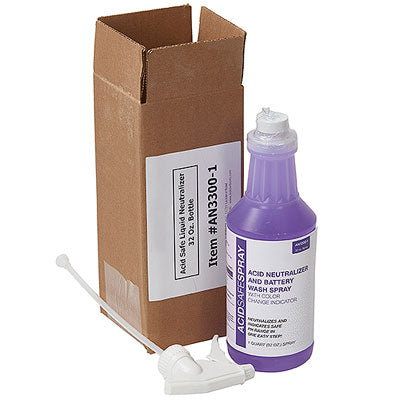 Battery Acid Neutralizer Liquid 1 x 32-Oz Plastic Spray Bottle