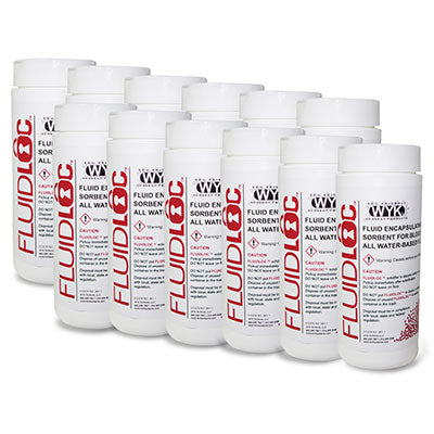 Body Fluid Cleanup Sorbent, 12oz bottles, Twenty four (24) 12 oz Bottles