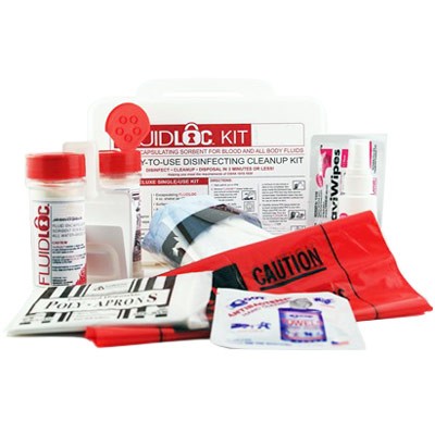 Body Fluid Cleanup Kit, One (1) unit - Spill Kits