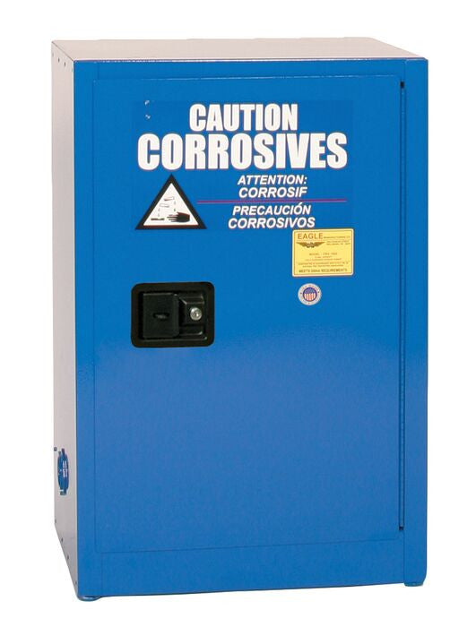 12-Gal Acid/Corrosive Blue Metal Safety Cabinet, Manual Close - manufacturer product image 1