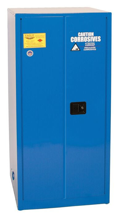 60-Gal Acid/Corrosive Blue Metal Safety Cabinet, Manual Close - manufacturer product image 1