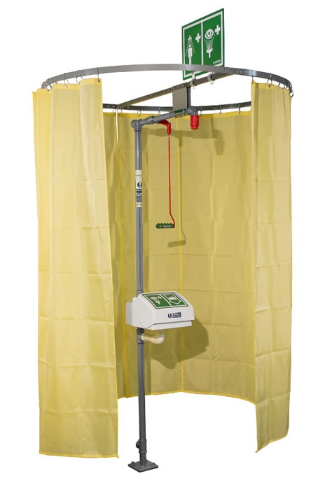 Modesty Curtain for Pipe-Mount Safety Showers - manufacturer product image 1