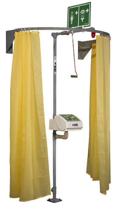 Modesty Curtain for Wall-Mount Safety Showers - manufacturer product image 2