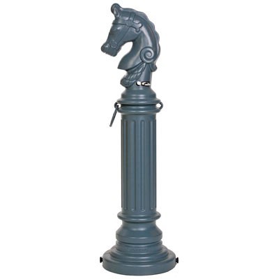 Hitching Post-Gray - Decorative Outdoor Ashtrays