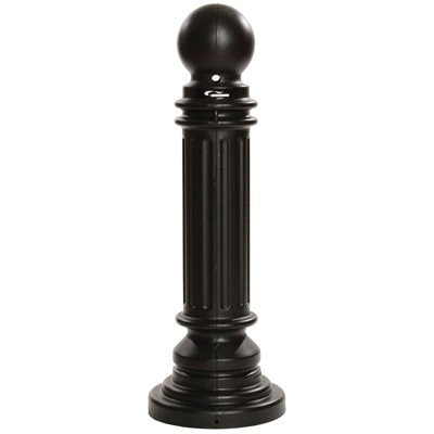 Classic Plain Ball-Black -  Decorative Outdoor Ashtrays - Cigarette Receptacles